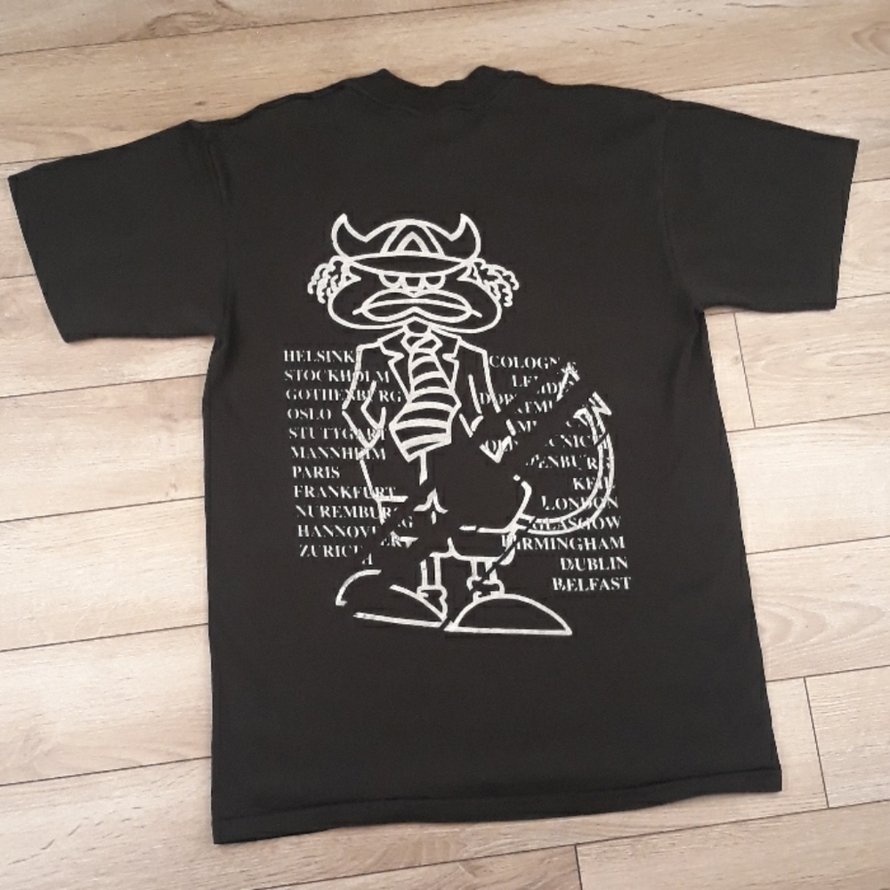 ACDC Born to Raise‎ Hell Tour Black Single Stitch Mens T Shirt Large VTG 90s